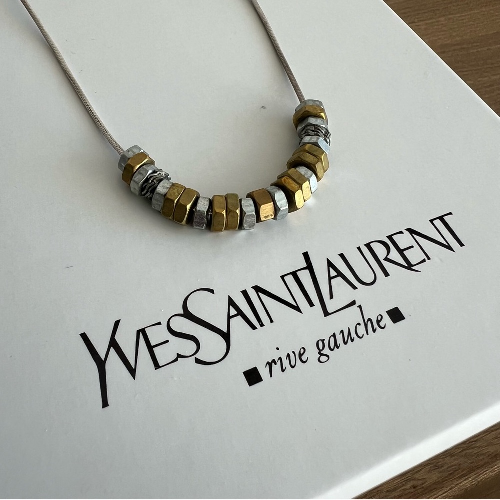 YSL • Nuts and Bolts Hardware Necklace